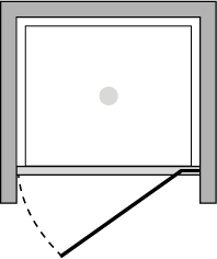 PRJCMN6-8 : Puerta batiente (frontal)