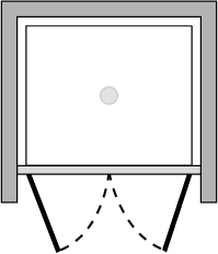 QB2P : Puerta de doble batiente (frontal)