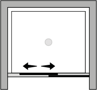 QSNI : Puerta corredera (frontal)