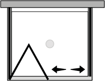 QUSF + QUFIX2 : Puerta plegable con dos laterales fijos (componible angular)