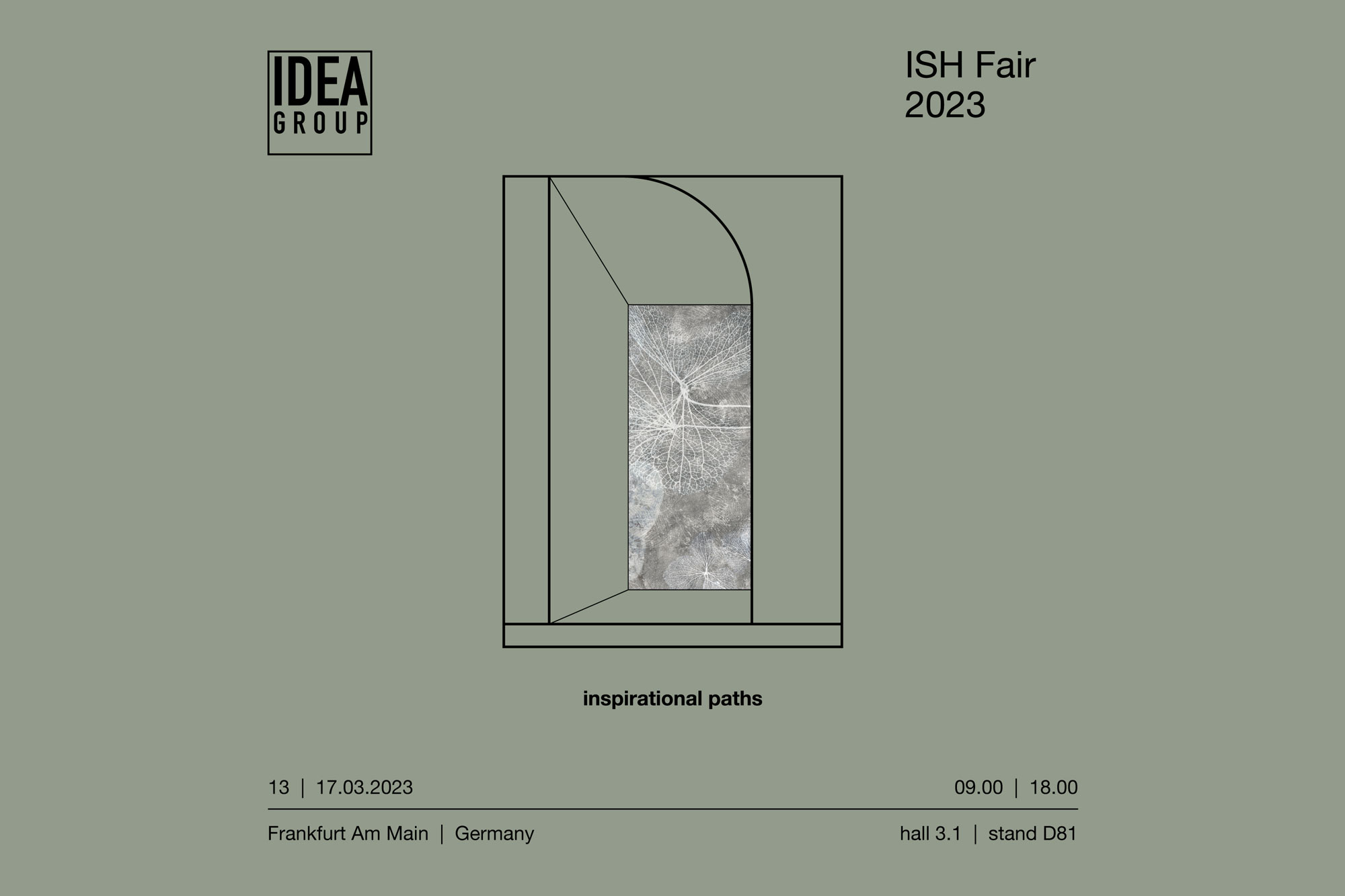 Inspirational paths: Ideagroup at ISH 2023