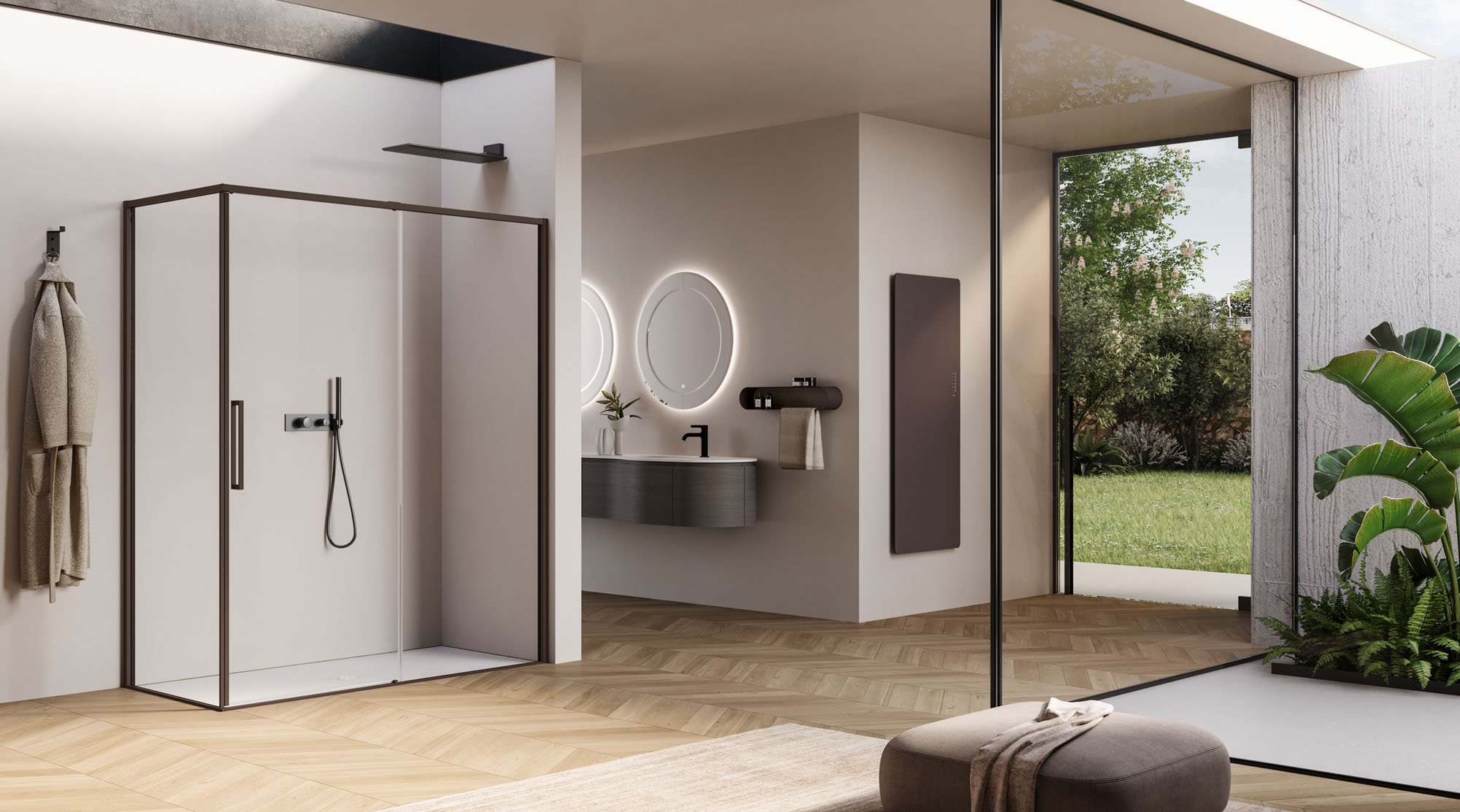 El nuevo catálogo Shower Enclosure Collection presenta las cabinas de ducha como un espacio de equilibrio y bienestar - Disenia